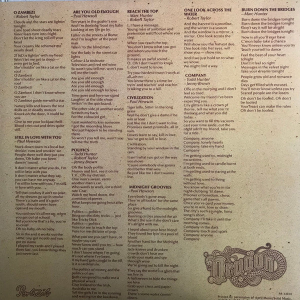 Dragon – O Zambezi LP vinyl record, image 6 of 6