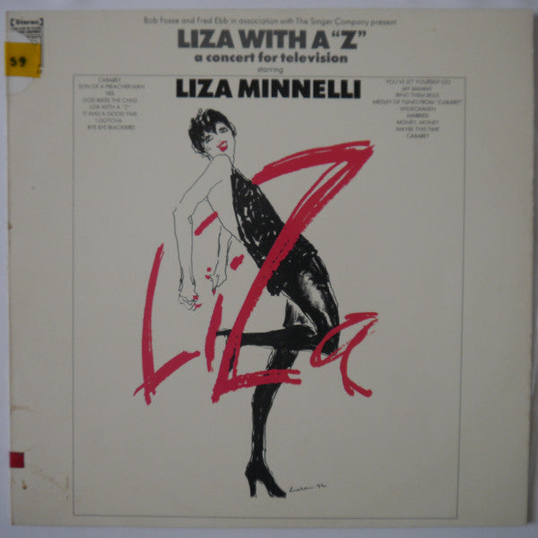 Liza Minnelli – Liza With A "Z" (A Concert For Television) LP vinyl record, image 1 of 4