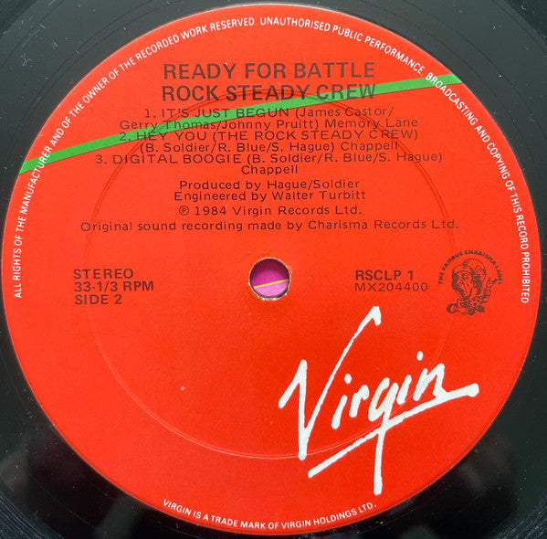 The Rock Steady Crew – Ready For Battle LP vinyl record, image 4 of 7