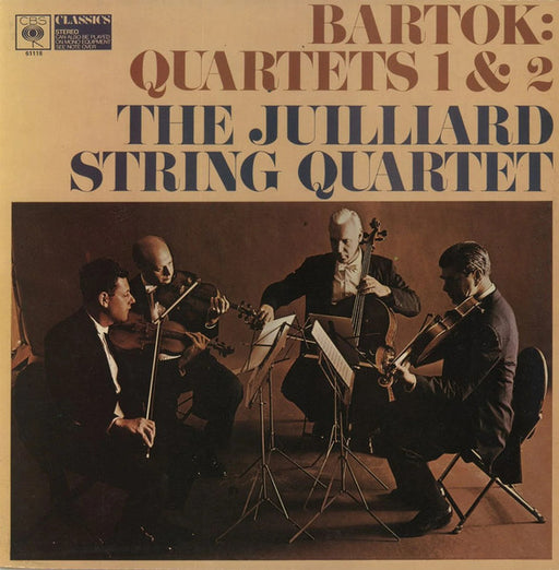 Béla Bartók, Juilliard String Quartet – Quartets Nos. 1 & 2 LP vinyl record, image 1 of 4