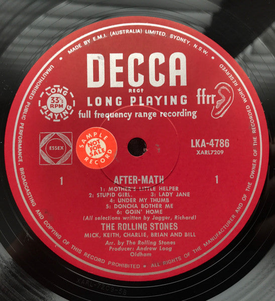 The Rolling Stones – Aftermath LP vinyl record, image 3 of 4