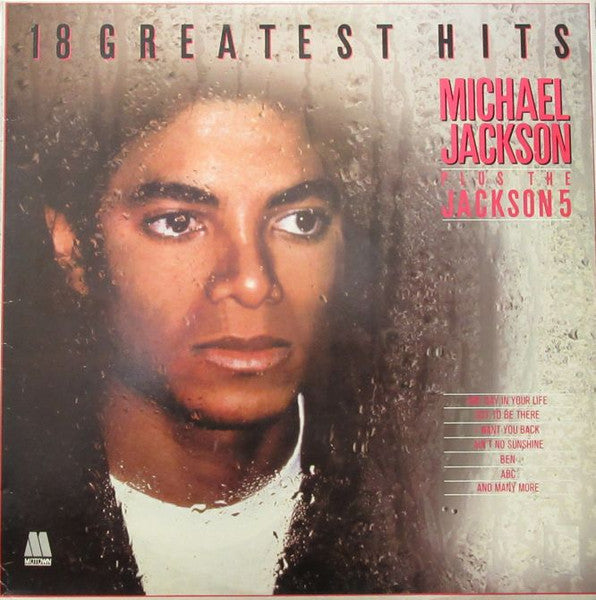Michael Jackson, The Jackson 5 – 18 Greatest Hits LP vinyl record, image 1 of 3