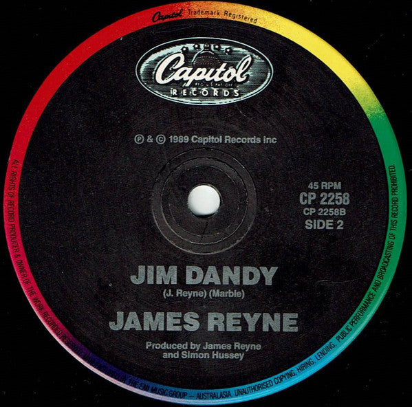 James Reyne – One More River 7" vinyl record, image 4 of 5