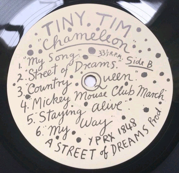 Tiny Tim – Chameleon LP vinyl record, image 4 of 4