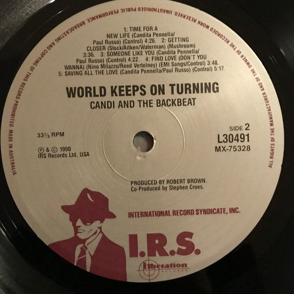 Candi – World Keeps On Turning LP vinyl record, image 3 of 5