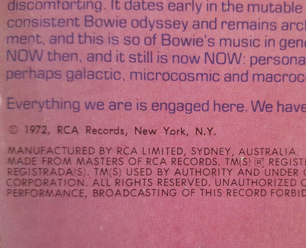 David Bowie – Space Oddity LP vinyl record, image 7 of 7