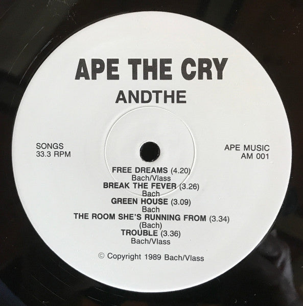 Ape The Cry – And The LP vinyl record, image 7 of 8