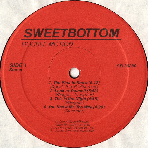 Sweetbottom – Double Motion LP vinyl record, image 3 of 4