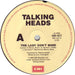 Talking Heads – The Lady Don't Mind 7" vinyl record, image 3 of 4