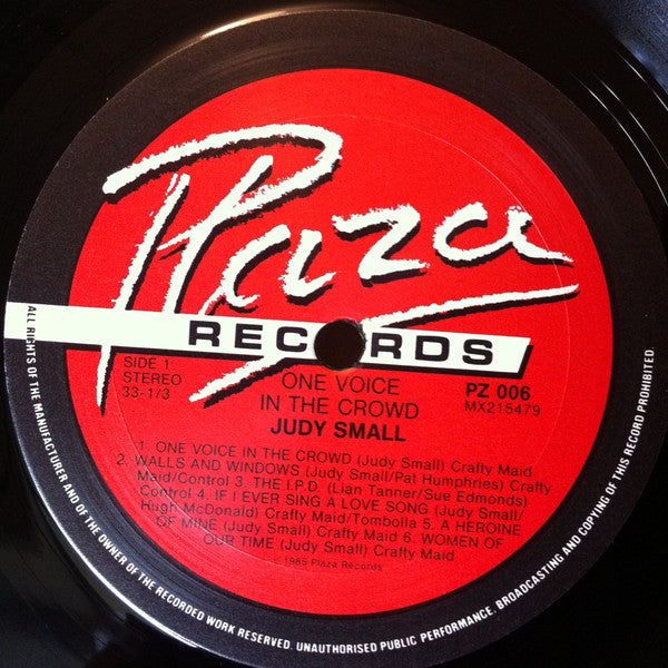 Judy Small – One Voice In The Crowd LP vinyl record, image 7 of 8