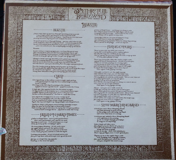 Jethro Tull – The Broadsword And The Beast LP vinyl record, image 3 of 6