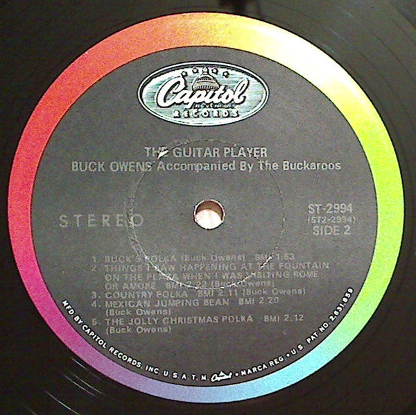 Buck Owens, The Buckaroos – The Guitar Player LP vinyl record, image 4 of 4