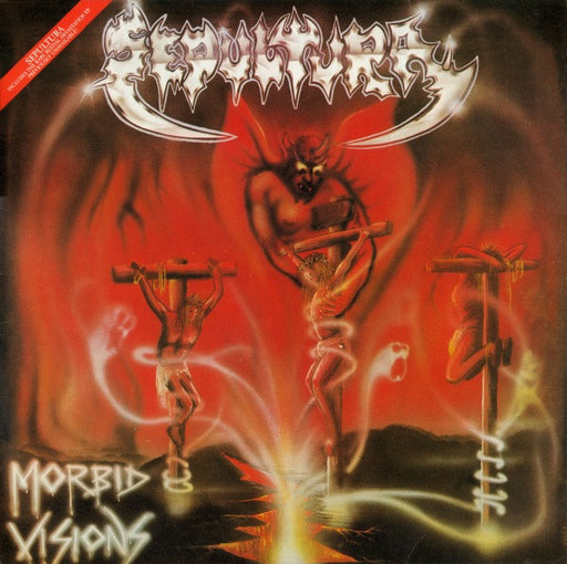 Sepultura – Morbid Visions / Bestial Devastation LP vinyl record, image 1 of 7