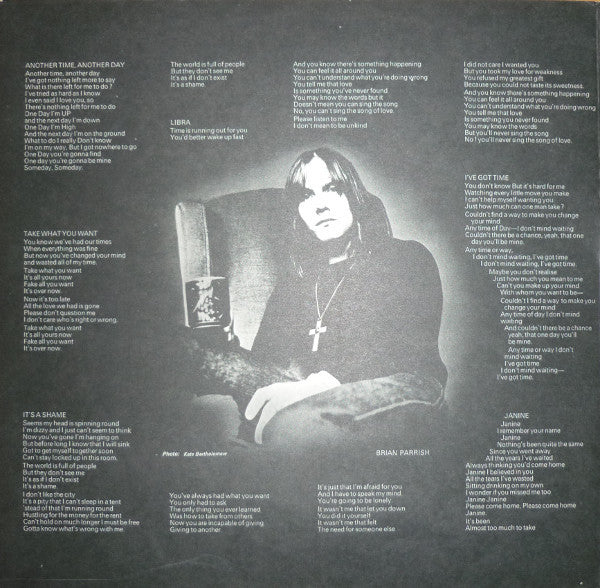 Parrish & Gurvitz – Parrish & Gurvitz LP vinyl record, image 4 of 9