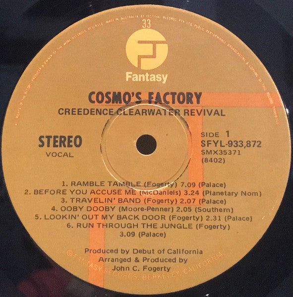 Creedence Clearwater Revival – Cosmo's Factory LP vinyl record, image 3 of 6