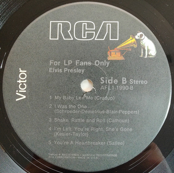 Elvis Presley – For LP Fans Only LP vinyl record, image 4 of 4