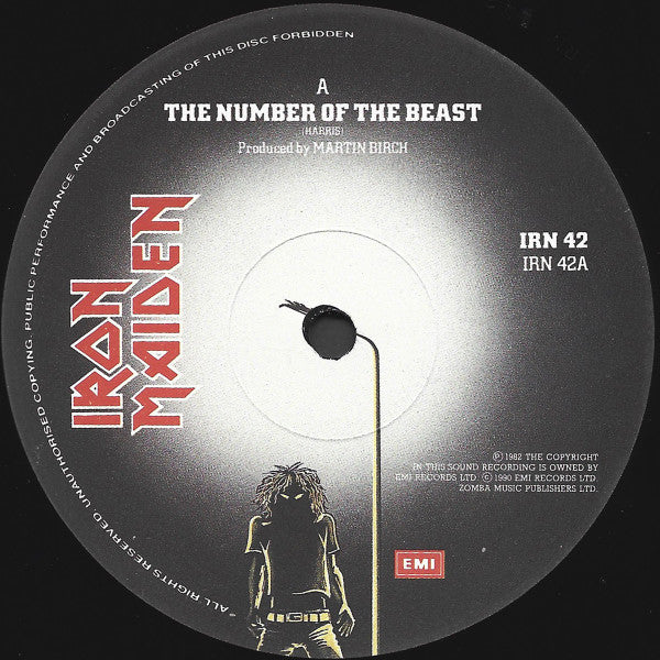 Iron Maiden – Run To The Hills · The Number Of The Beast (2x12") 12" vinyl record, image 7 of 10