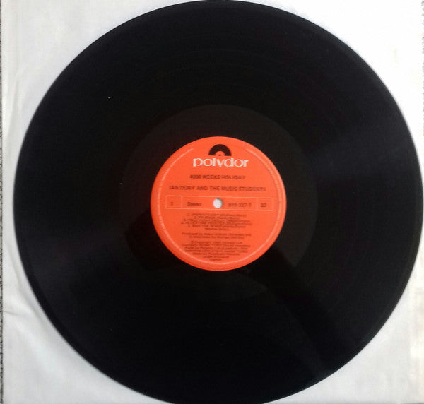 Ian Dury And The Music Students – 4.000 Weeks' Holiday LP vinyl record, image 3 of 3