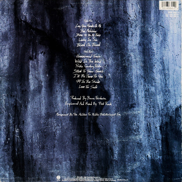 Bon Jovi – New Jersey LP vinyl record, image 2 of 8