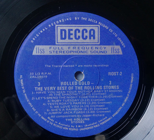 The Rolling Stones – Rolled Gold - The Very Best Of The Rolling Stones (2xLP) LP vinyl record, image 7 of 8