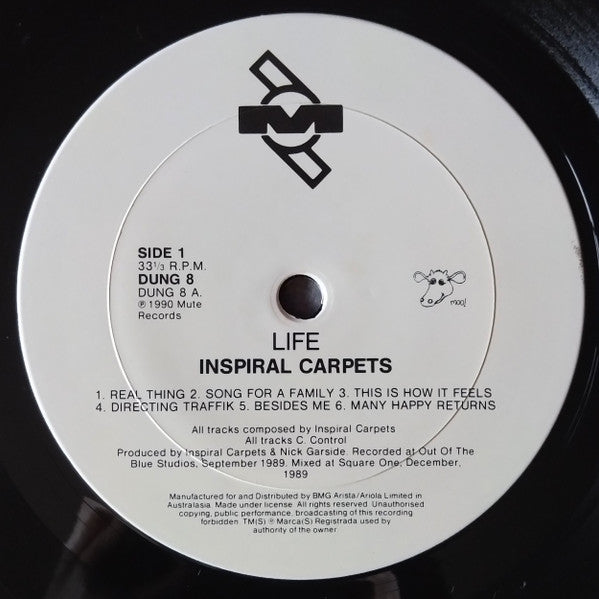 Inspiral Carpets – Life LP vinyl record, image 3 of 7