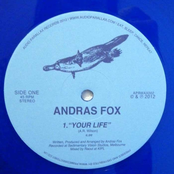 Andras Fox – Your Life 12" vinyl record, image 2 of 4