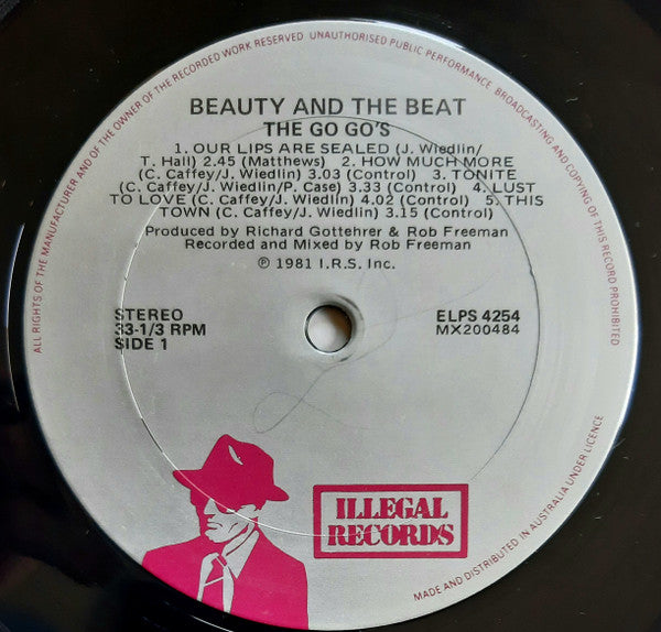 Go-Go's – Beauty And The Beat LP vinyl record, image 3 of 4