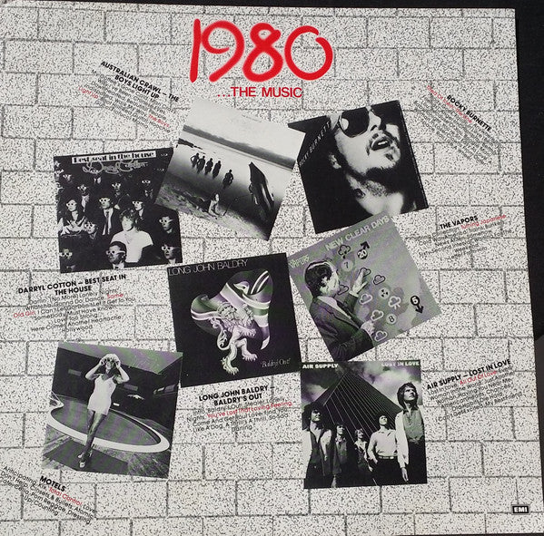 Various – 1980...The Music LP vinyl record, image 6 of 6