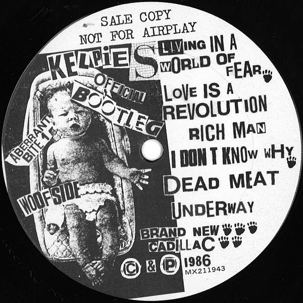 The Kelpies – Official Bootleg - The Dungeon Tapes: Live At 51 Stanley Street LP vinyl record, image 3 of 5