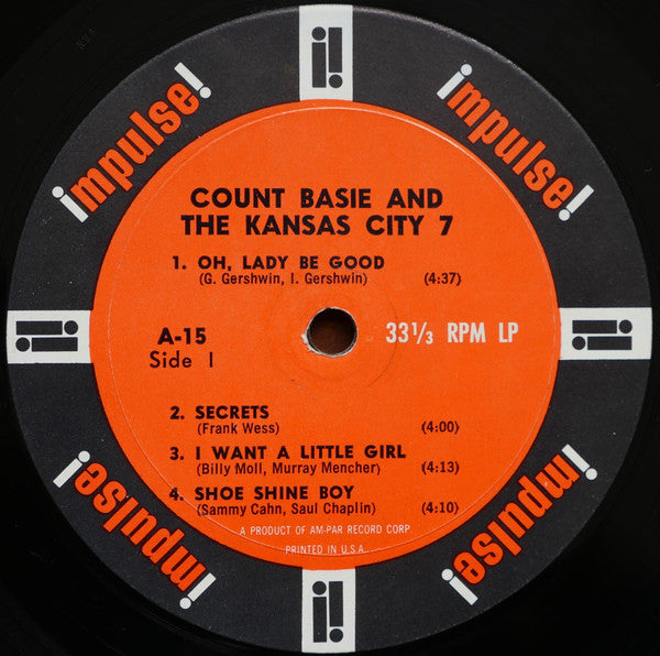Count Basie And The Kansas City Seven – Count Basie And The Kansas City 7 LP vinyl record, image 4 of 10