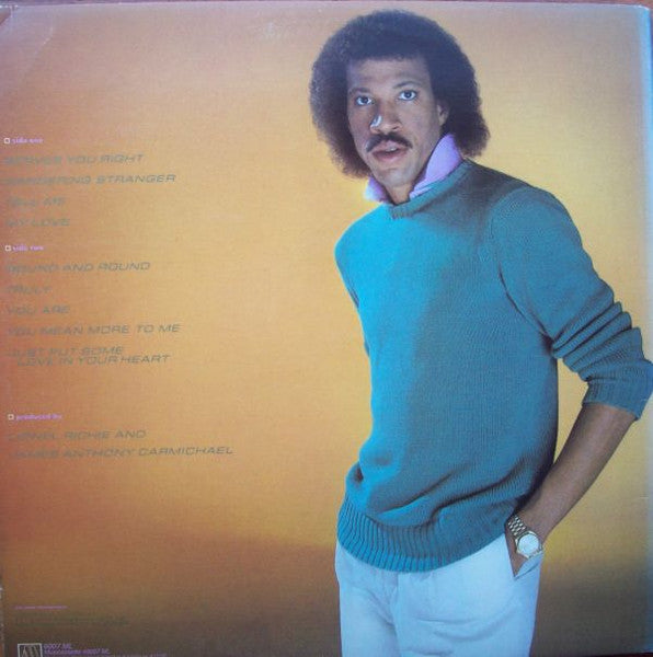 Lionel Richie – Lionel Richie LP vinyl record, image 2 of 6