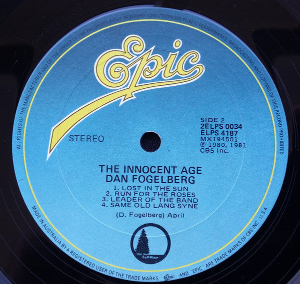 Dan Fogelberg – The Innocent Age (2xLP) LP vinyl record, image 6 of 10