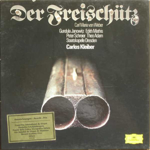 Carl Maria von Weber, Gundula Janowitz, Edith Mathis, Peter Schreier, Theo Adam, Staatskapelle Dresden, Carlos Kleiber – Der Freischütz (3xLP) LP vinyl record, image 1 of 10