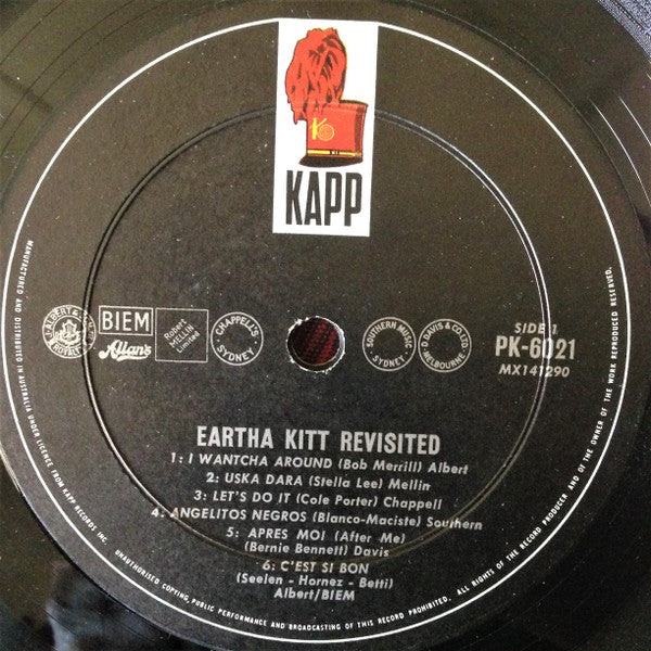 Eartha Kitt – Revisited LP vinyl record, image 3 of 4
