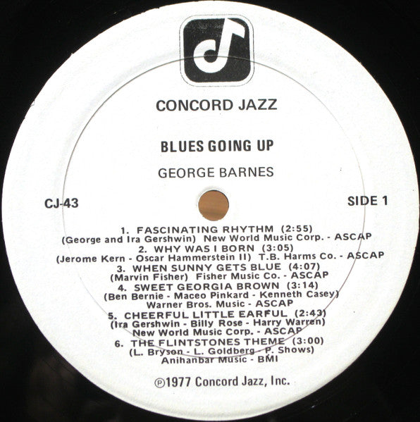 George Barnes Quartet – Blues Going Up LP vinyl record, image 3 of 7