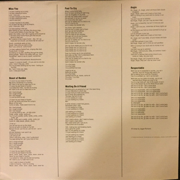 The Rolling Stones – Rewind (1971-1984) LP vinyl record, image 6 of 7
