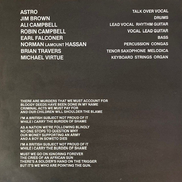 UB40 – Signing Off LP vinyl record, image 9 of 9