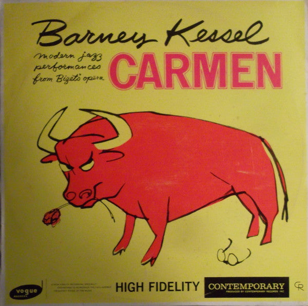 Barney Kessel – Modern Jazz Performances From Bizet's Carmen LP vinyl record, image 1 of 4