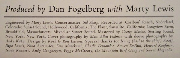 Dan Fogelberg – Windows And Walls LP vinyl record, image 8 of 10