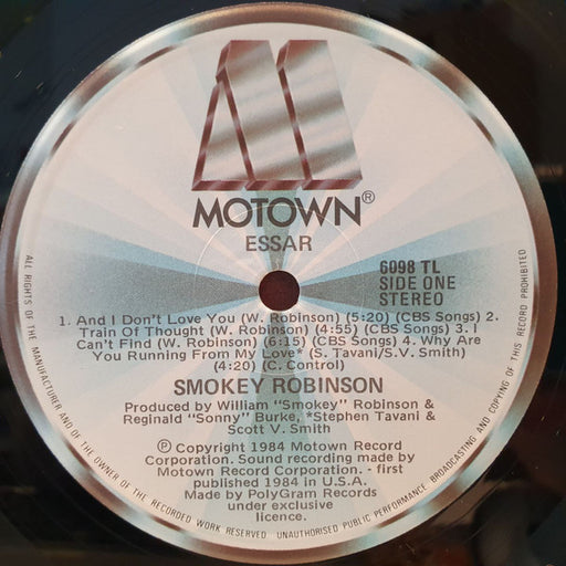 Smokey Robinson – Essar LP vinyl record