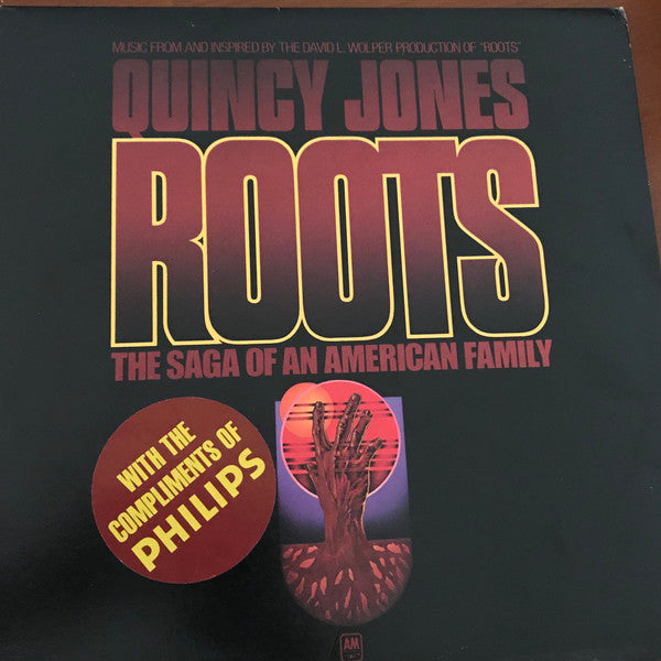 Quincy Jones – Roots: The Saga Of An American Family LP vinyl record, image 1 of 2