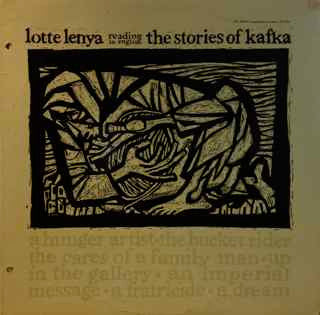 Lotte Lenya – The Stories Of Kafka