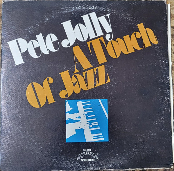 Pete Jolly – A Touch Of Jazz LP vinyl record, image 1 of 4