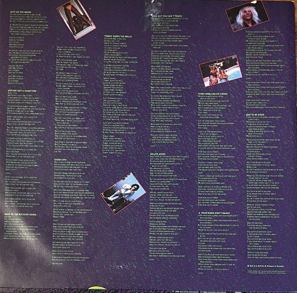 Poison – Open Up And Say... Ahh! LP vinyl record, image 4 of 6