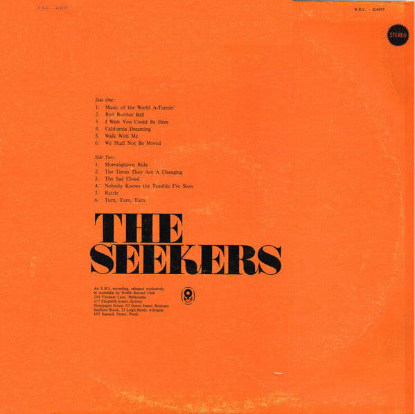 The Seekers – The Seekers LP vinyl record, image 2 of 4
