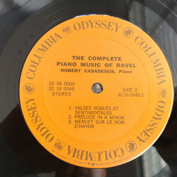 Maurice Ravel, Robert Casadesus – The Complete Piano Music LP vinyl record, image 9 of 10