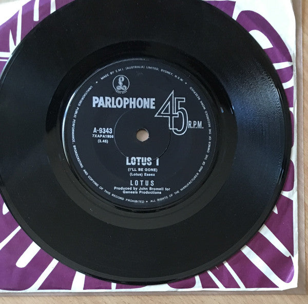 Lotus – Lotus I (I'll Be Gone) / Epoch 7" vinyl record, image 3 of 6