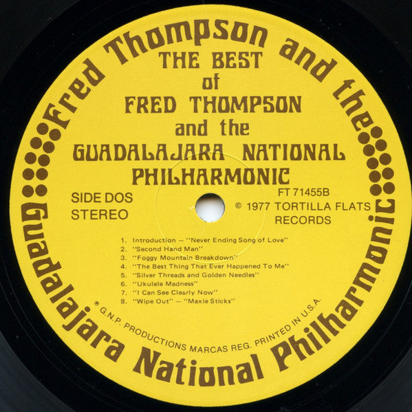 Fred Thompson And The Guadalajara National Philharmonic – The Best Of Fred Thompson And The Guadalajara National Philharmonic LP vinyl record, image 5 of 6