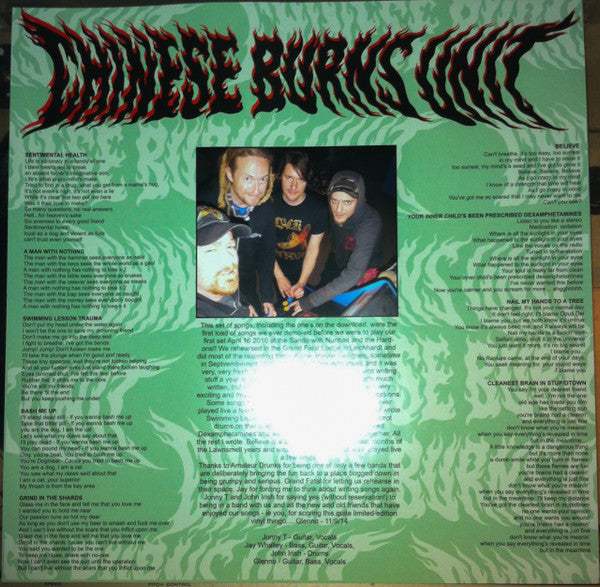 Chinese Burns Unit, Amateur Drunks – Chinese Burns Unit / Amateur Drunks LP vinyl record, image 4 of 7