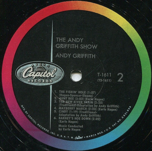 Andy Griffith – Songs, Themes And Laughs From The Andy Griffith Show LP vinyl record, image 4 of 6